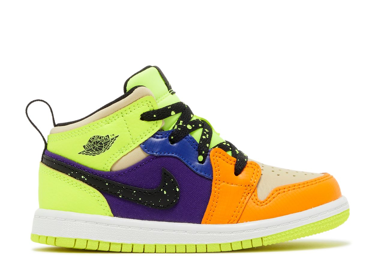 Air Jordan 1 Mid SE TD Volt Vivid Orange Air Jordan FD8794 700