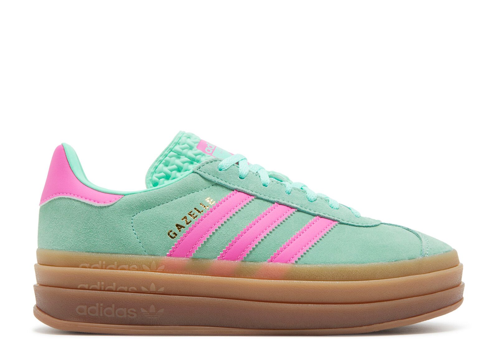 Wmns Gazelle Bold Pulse Mint Screaming Pink Adidas H06125 Pulse