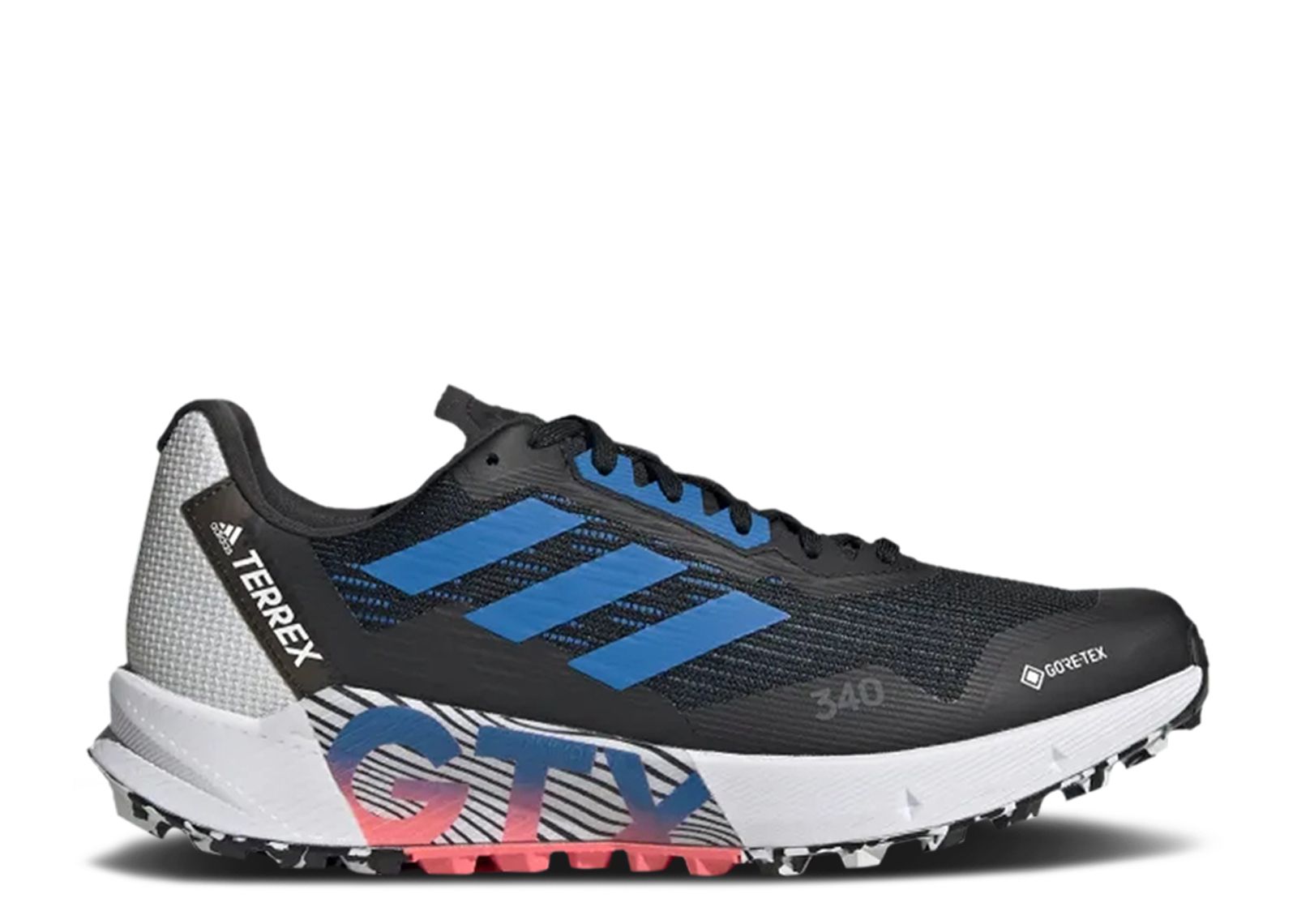 Terrex Agravic Flow Gtx Black Blue Rush Turbo Adidas H