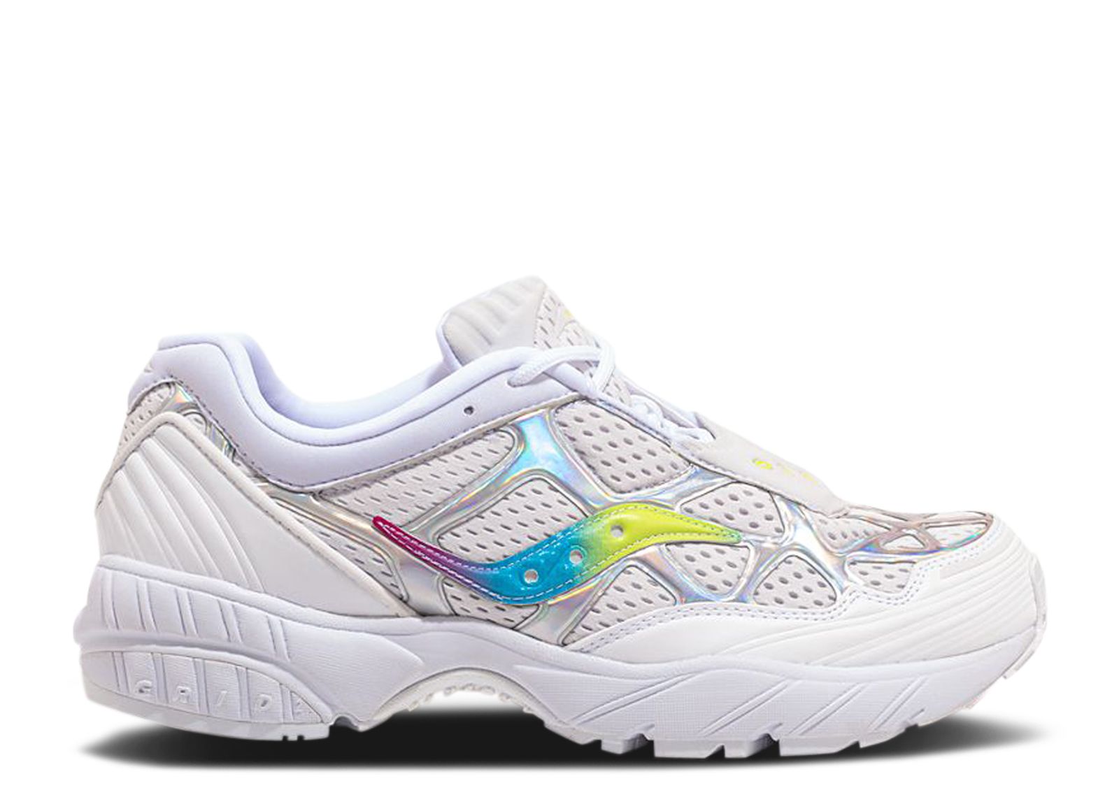 Grid Web 'Iridescent' | White | Men's - Grid-Web