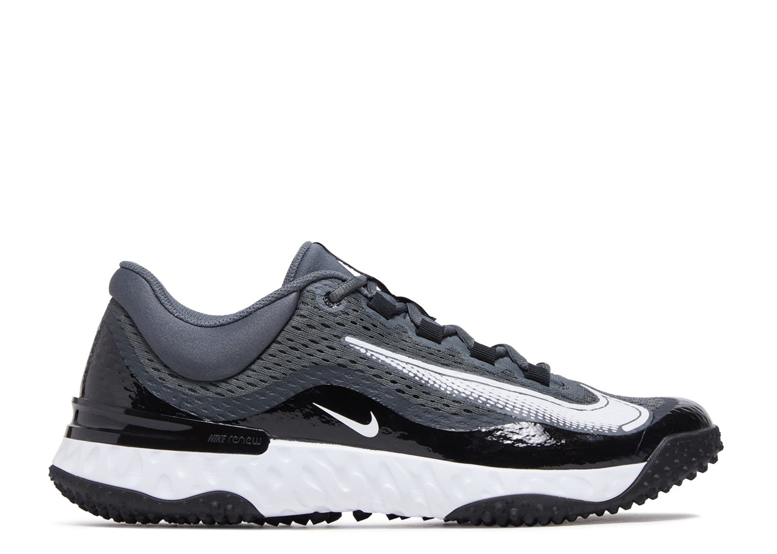 Alpha Huarache Elite 4 TF 'Black White' | Black | Men's - Alpha-Huarache-Elite-4