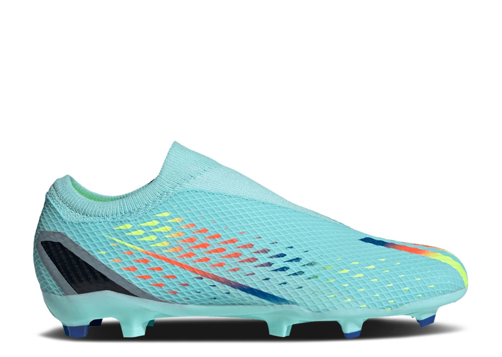 X Speedportal.3 Laceless FG 'Al Rihla Pack - Clear Aqua' | Blue | Men's - X-Speedportal.3