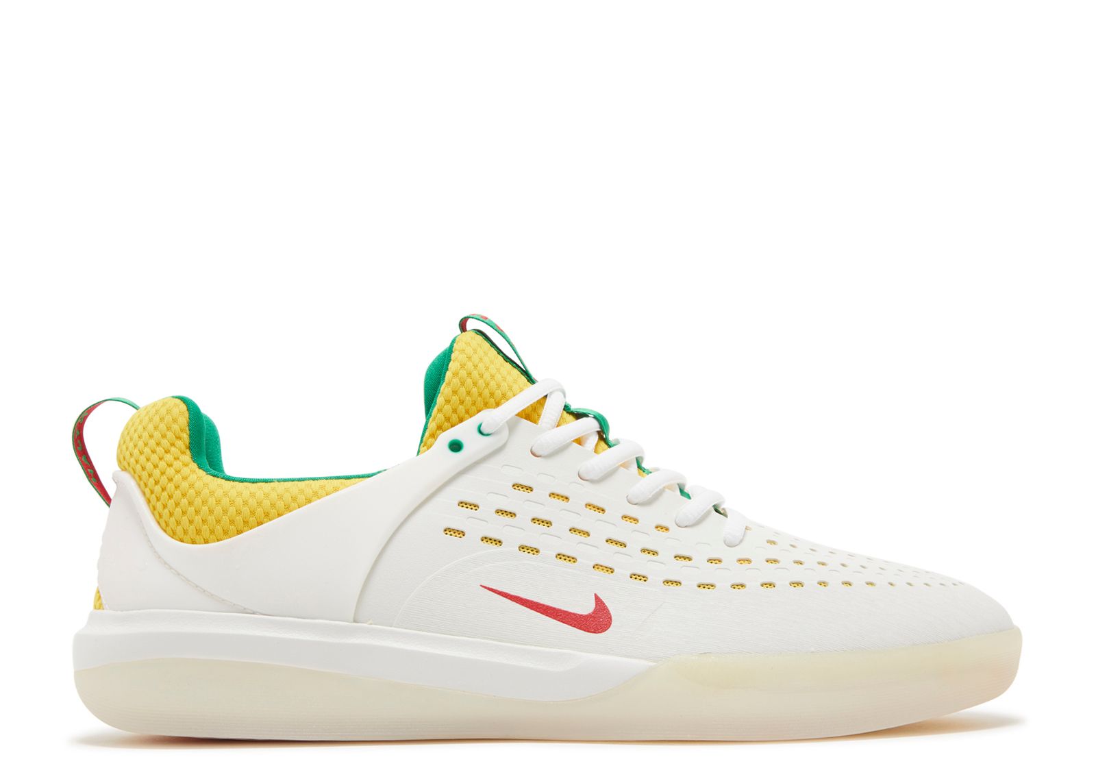 Zoom Nyjah 3 Premium SB 'Rastafarian' | White | Men's - Nyjah-3