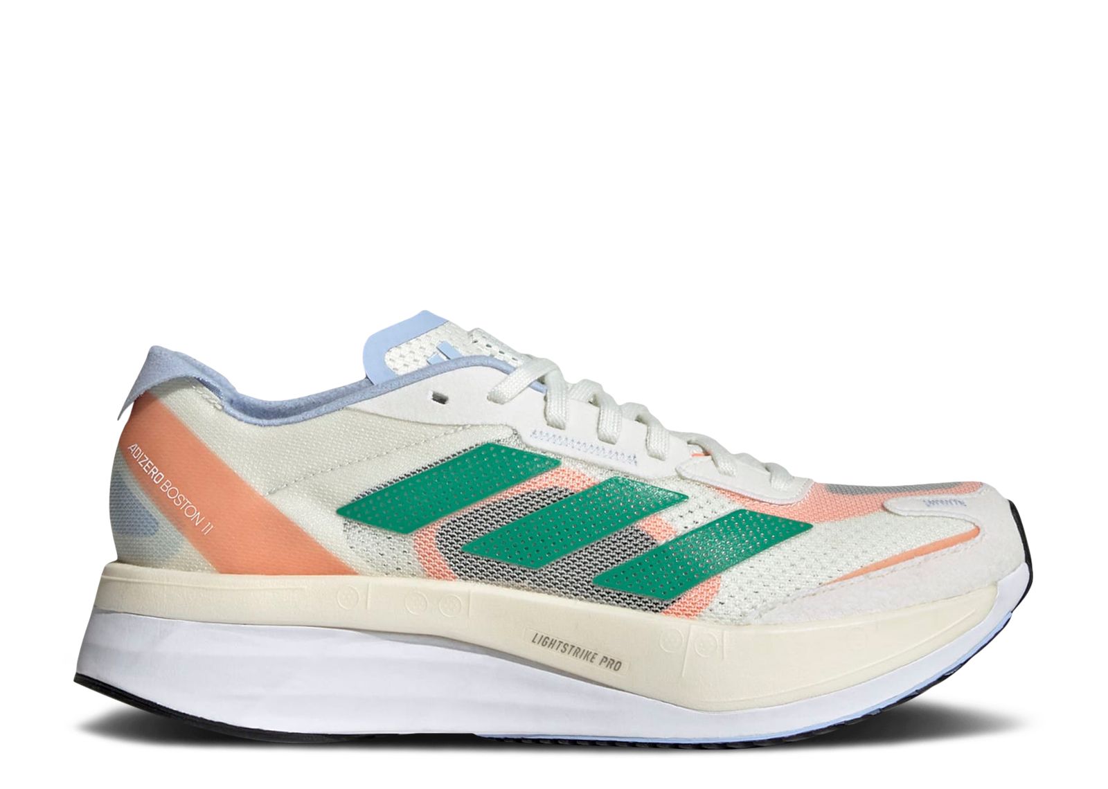 Wmns Adizero Boston 11 'White Tint Court Green' | White | Women's - Adizero-Boston-11