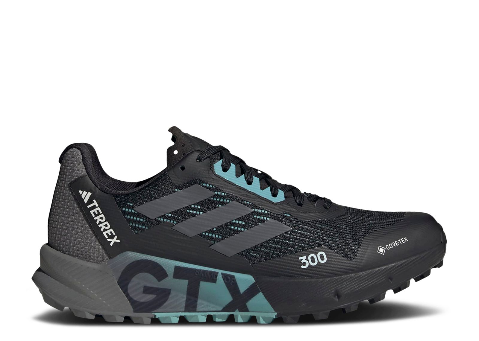 Wmns Terrex Agravic Flow 2.0 GORE-TEX 'Black Light Blue' | Black | Women's - Terrex-Agravic-Flow-2.0