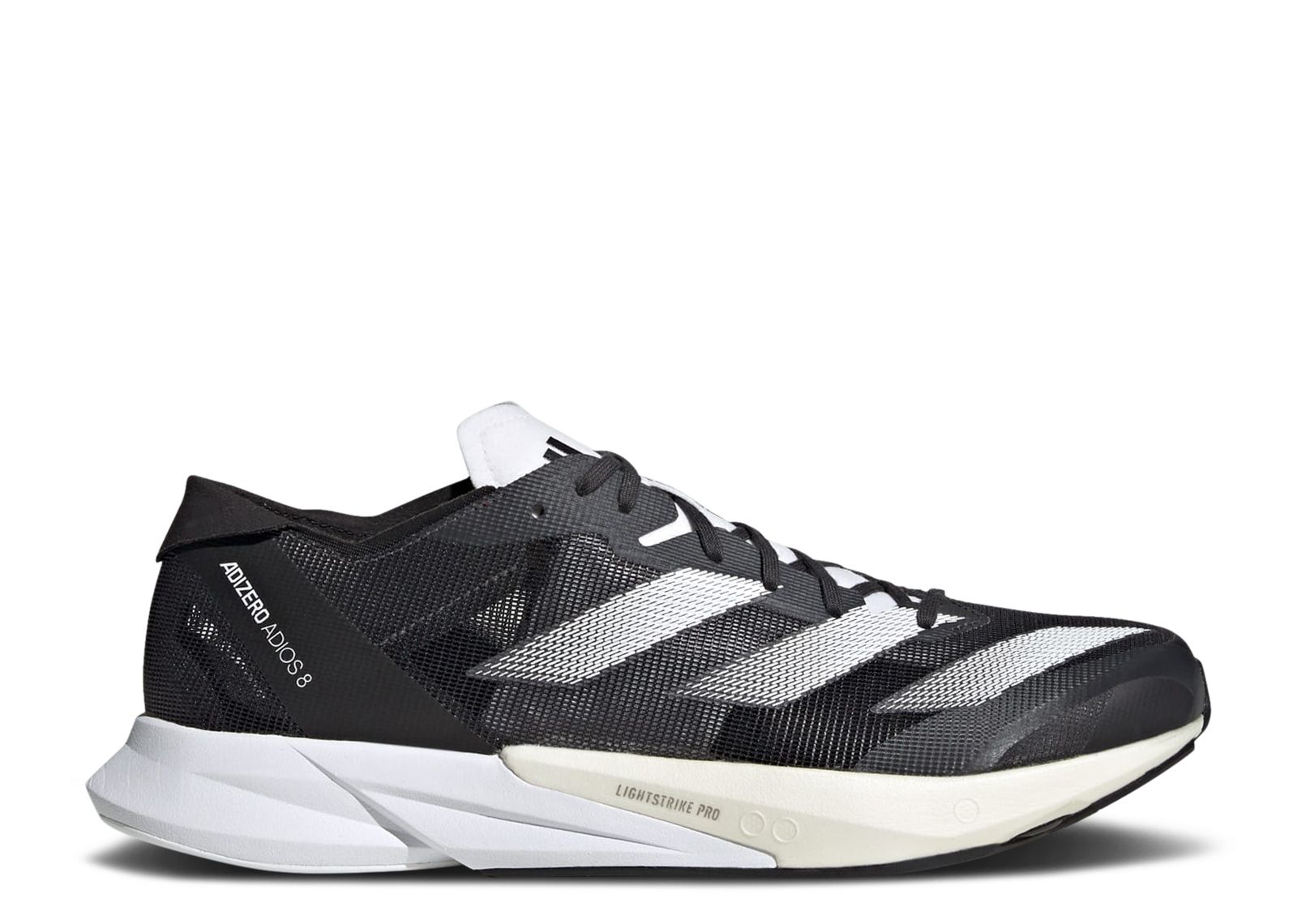 Adizero Adios 8 'Carbon White' | Black | Men's - Adizero-Adios-8