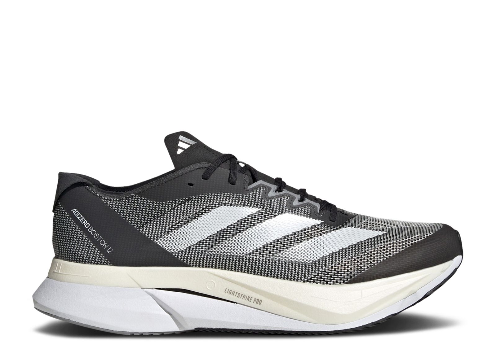 Adizero Boston 12 'Black White' | Black | Men's - Adizero-Boston-12