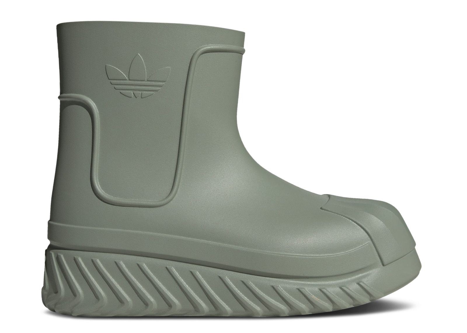 Adidas Originals Adidas Adidas Wmns Adifom Superstar Boot 'silver Green' In Gray