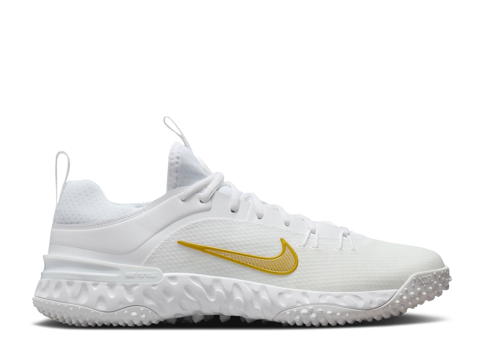 Huarache 9 Elite TF LAX 'White Metallic Vivid Gold' | White | Men's - Huarache-9