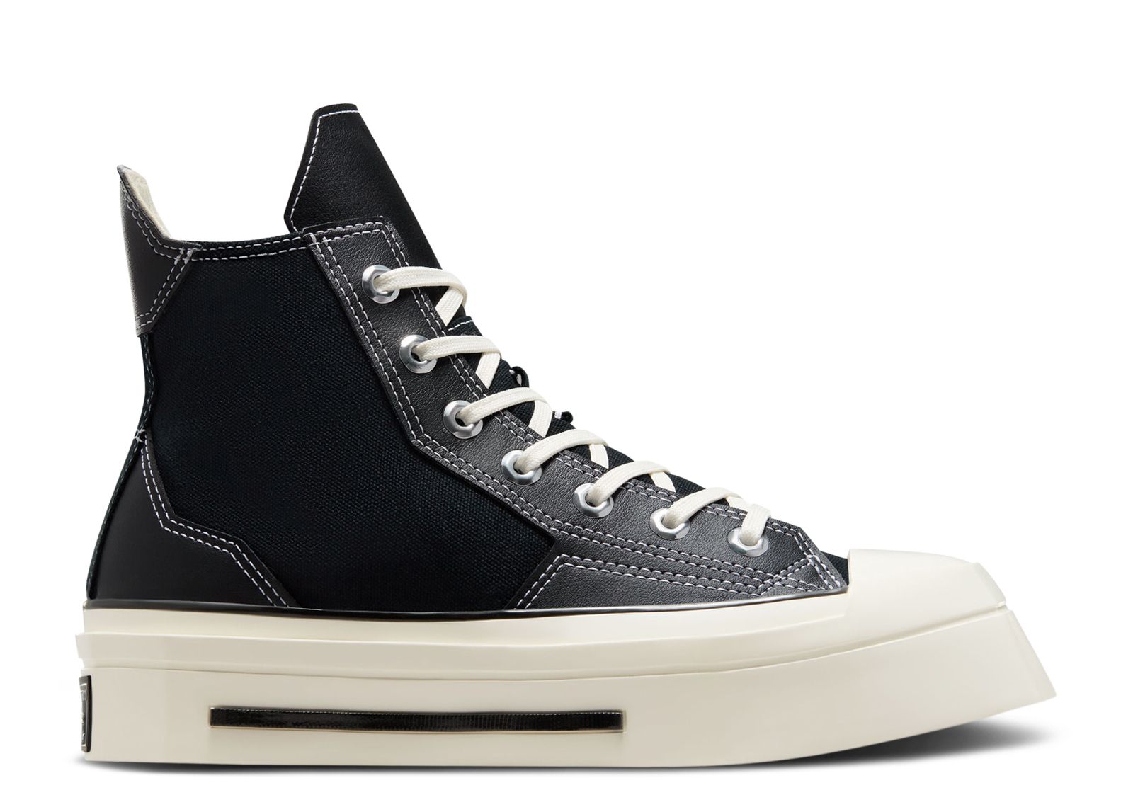Wmns Chuck 70 De Luxe Squared High 'Black Egret' | Black | Women's - Chuck-70-De-Luxe