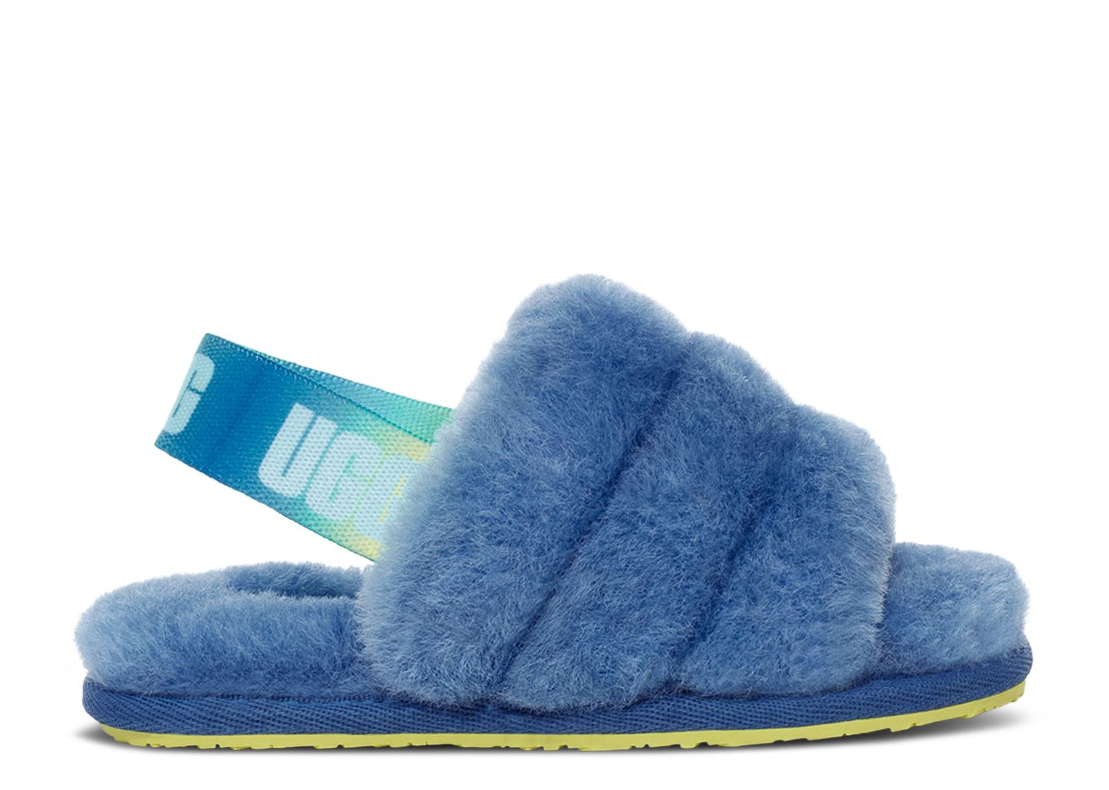 Ugg Babies'   Fluff Yeah Slide Toddler 'mystic Blue Gradient'