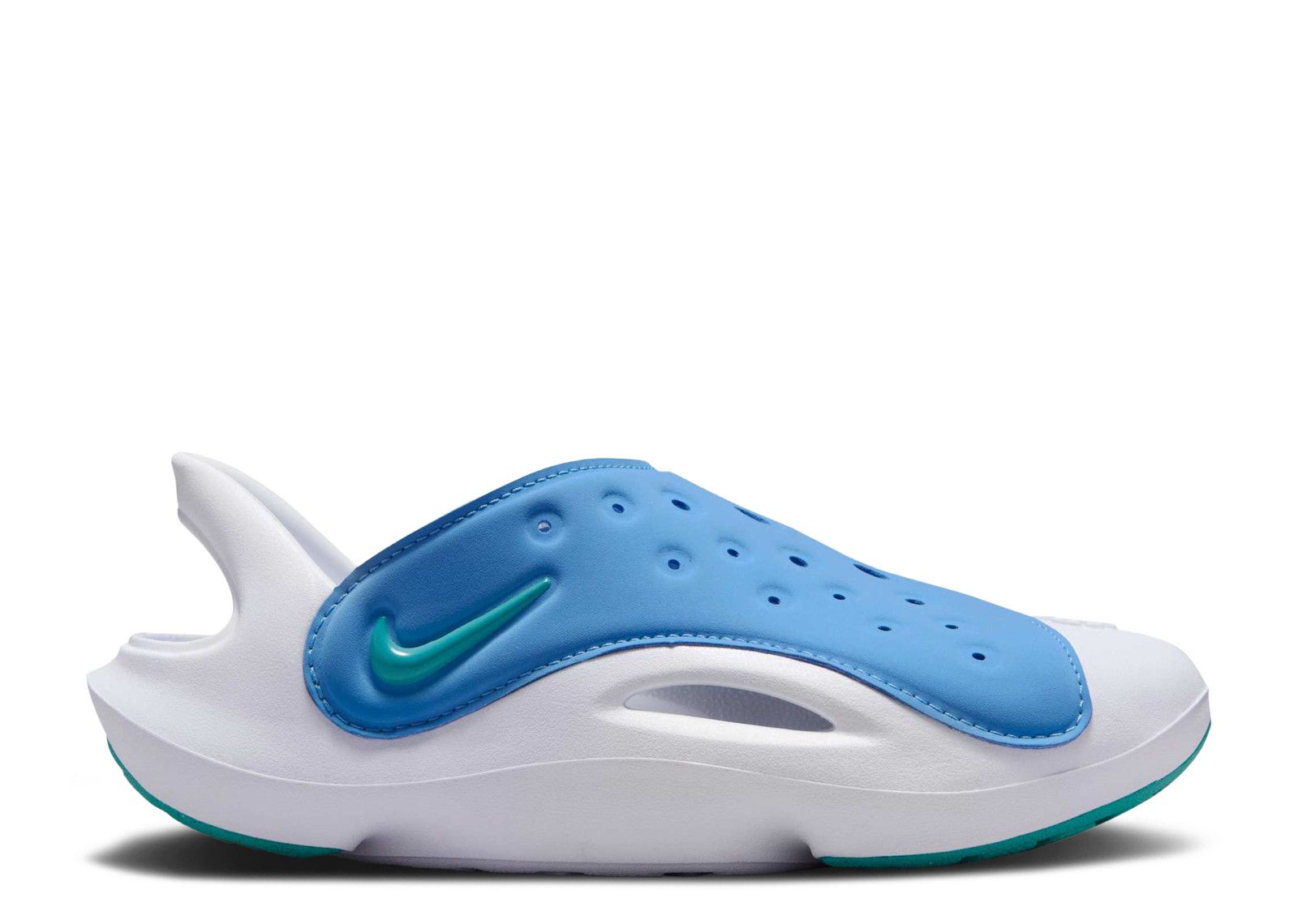 Nike Aqua Swoosh Sandal Ps 'blue Beyond'