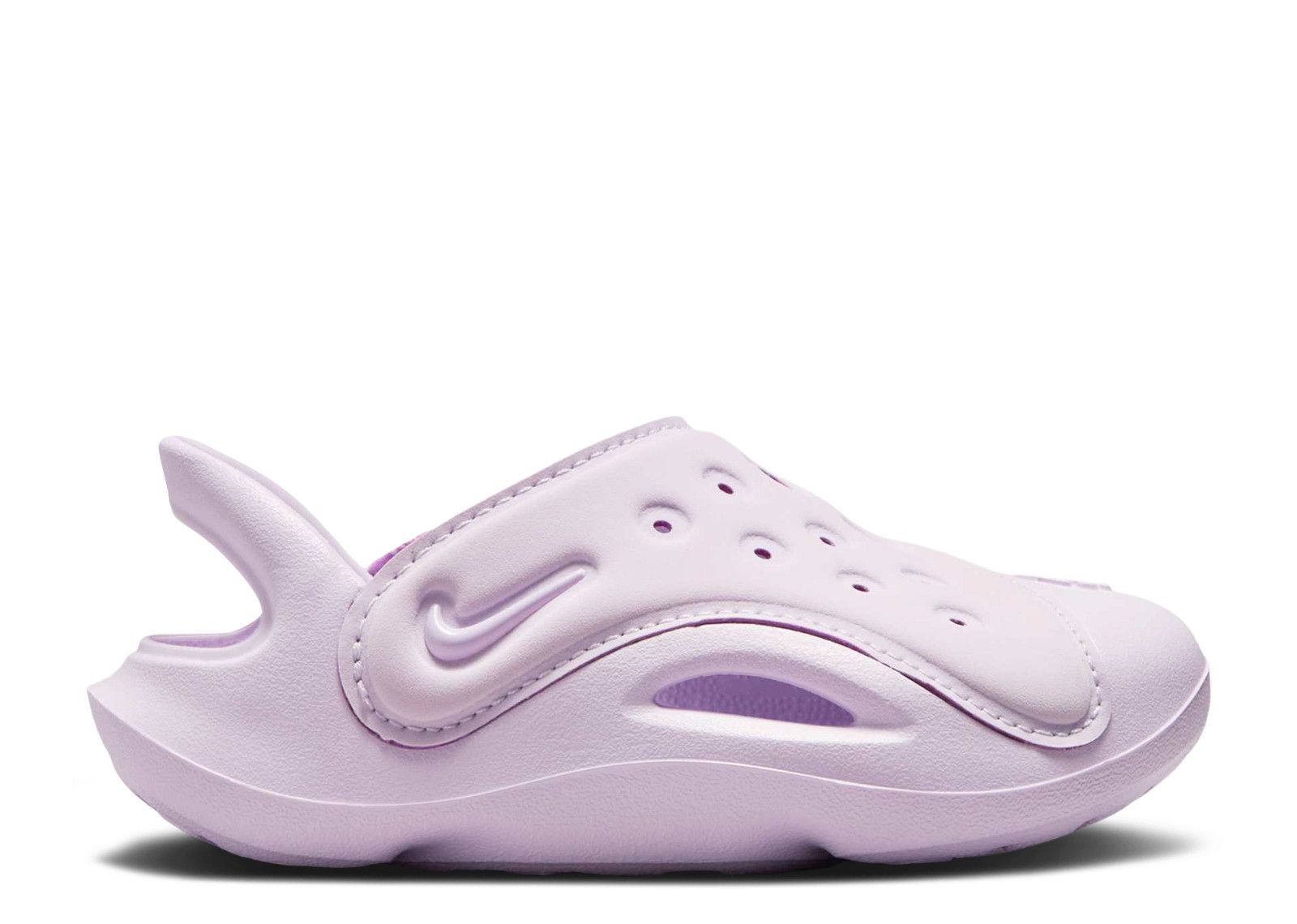 Nike Babies'   Aqua Swoosh Sandal Td 'doll' In Purple