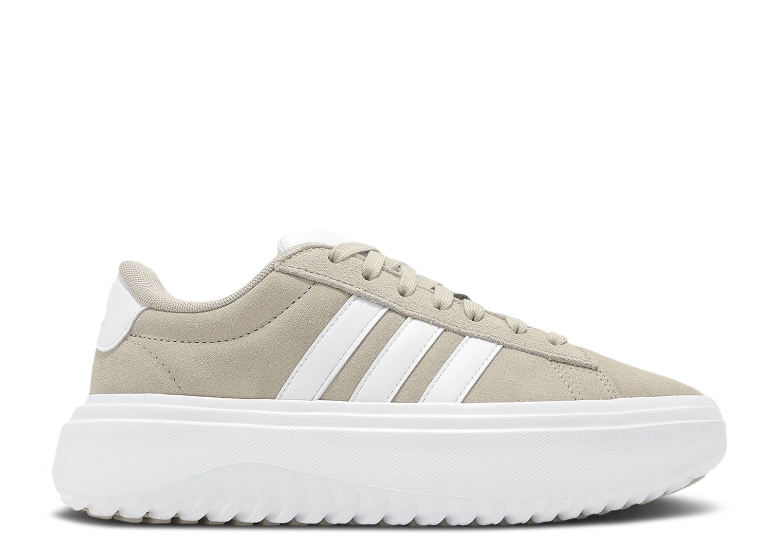 Adidas Originals Adidas Adidas Wmns Grand Court Platform 'wonder Beige' In White