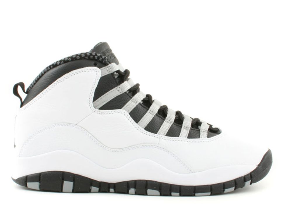 Air Jordan 10 Retro 'Steel' 2005 - Air Jordan - 310805 101 - white ...