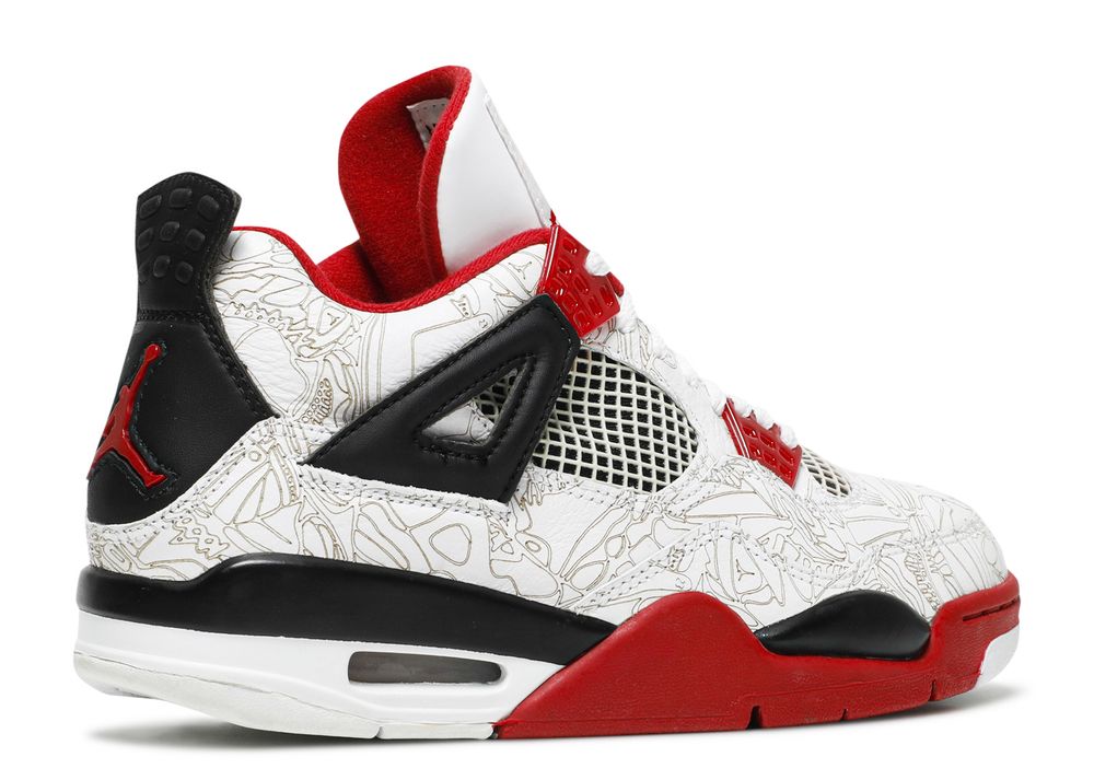 Air Jordan 4 Retro 'Laser' 2005 - Air Jordan - 308497 161 - white/varsity red-black | Flight Club