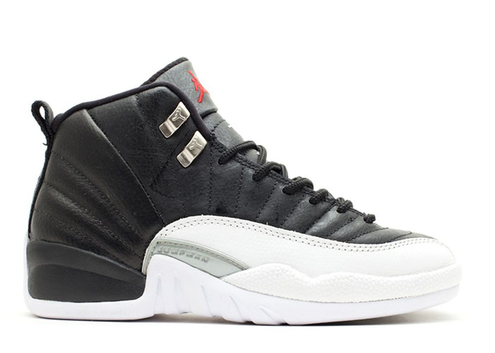 Air Jordan 12 Gs - Air Jordan - 153265 062 - black/varsity red-white ...