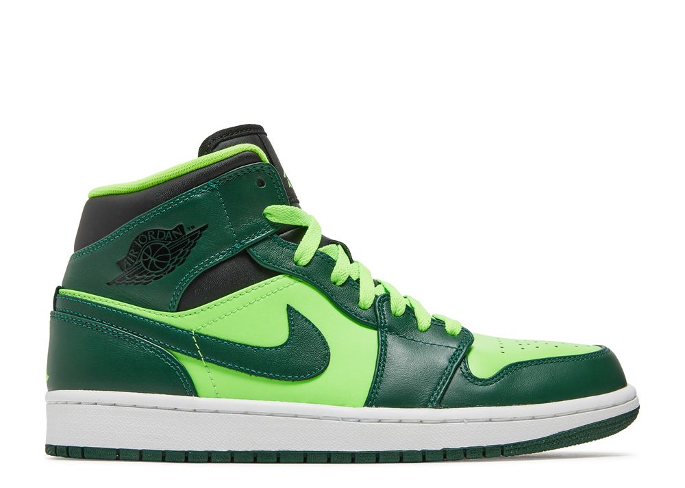 Air Jordan 1 Mid 'Hulk' - Air Jordan - 554724 330 - gorge green/black ...