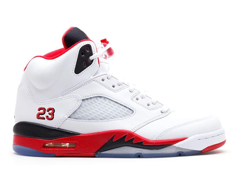 Air Jordan 5 Retro 'Fire Red' 2013 - Air Jordan - 136027 120 - white ...