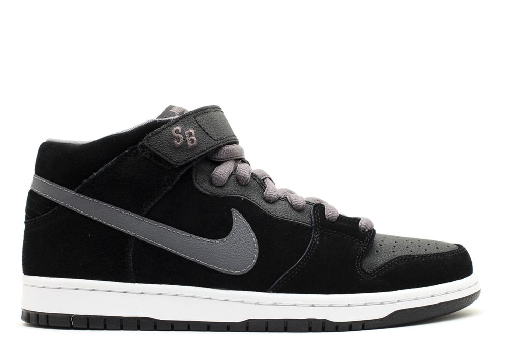 Dunk Mid Pro Sb 'Griptape With Strap' - Nike - 314383 014 - black/lt graphite-white | Flight Club