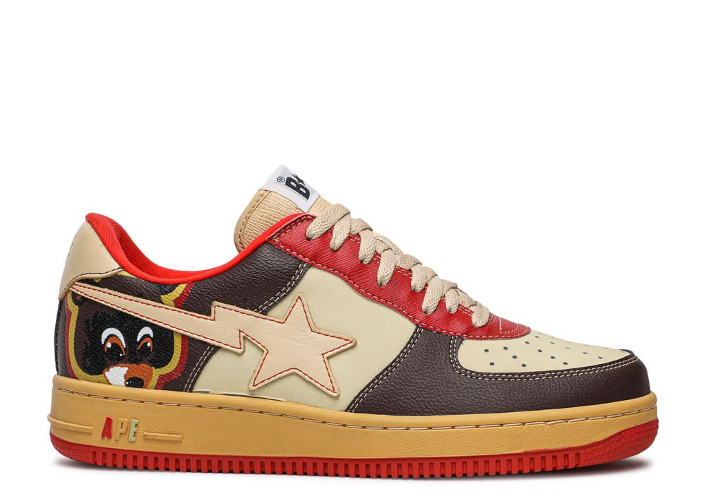 Kanye West X Bapesta FS 001 Low 'College Dropout' - BAPE - 860 - brown ...