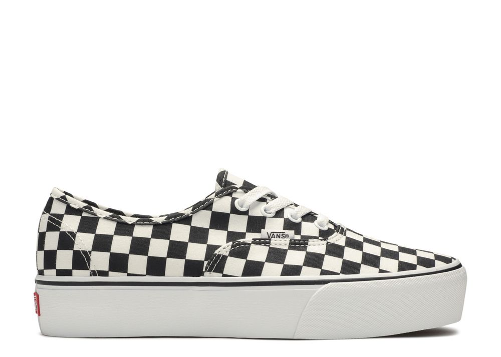 Authentic Platform 'Checkerboard' Vans VN0A3AV8QXH true white