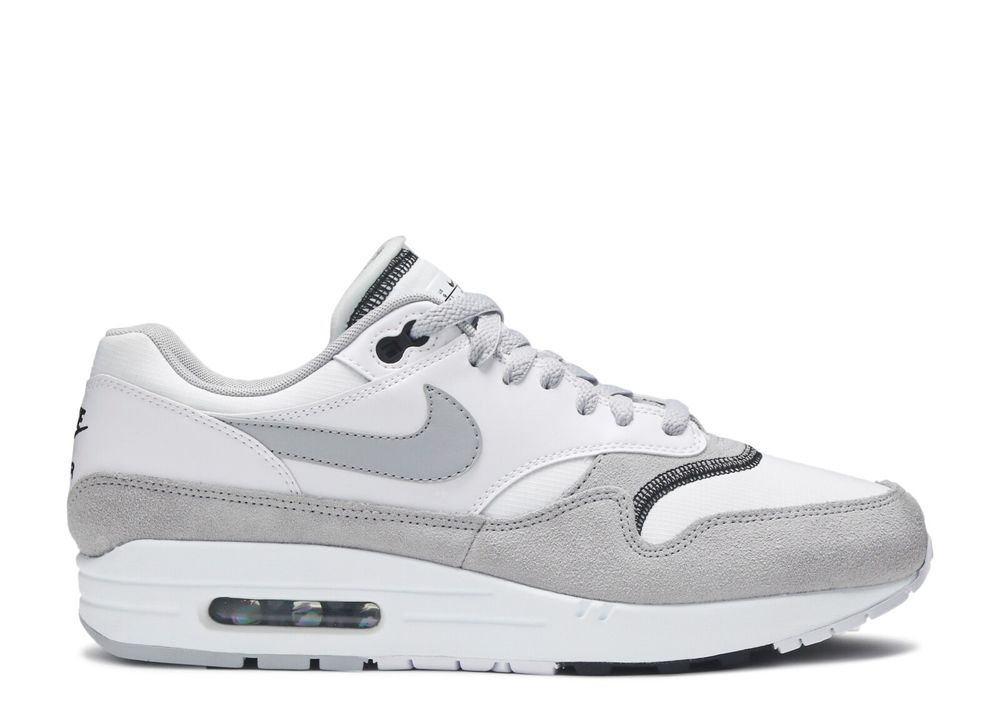 air max 1 white wolf grey black