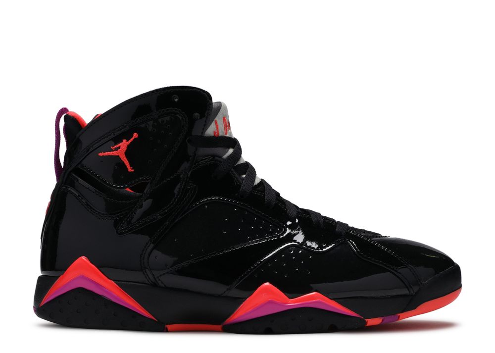 Wmns Air Jordan 7 Retro 'Black Gloss' - Air Jordan - 313358 006 - black ...