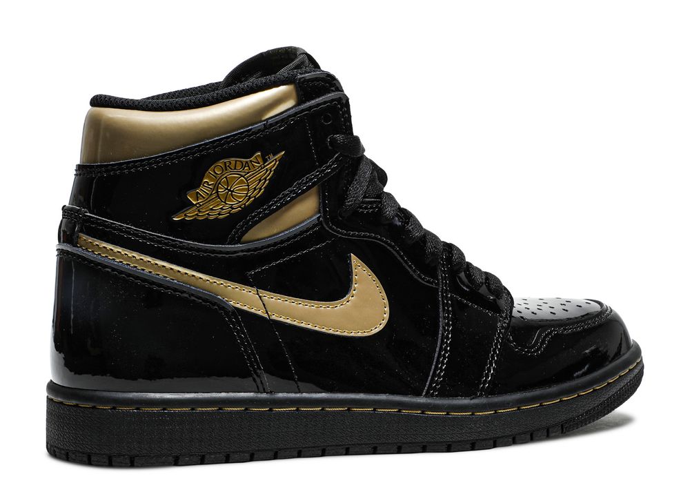 Air Jordan 1 Retro High OG 'Black Metallic Gold' - Air Jordan - 555088 ...