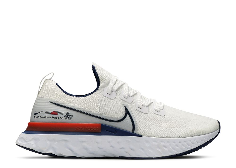 nike react infinity run flyknit men's blue ribbon sports