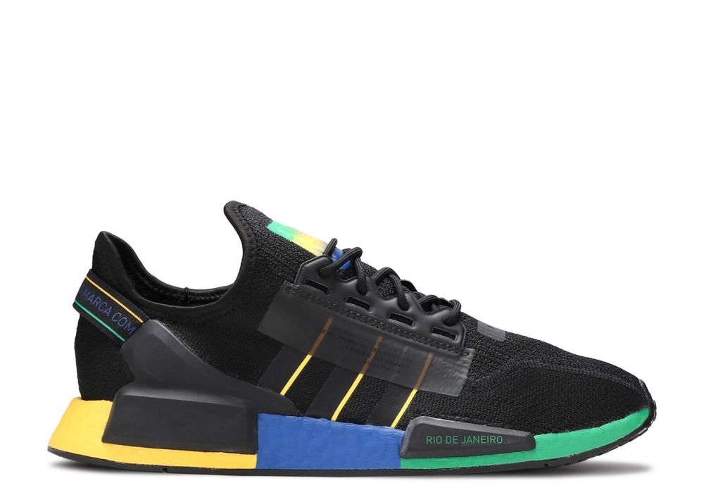 NMD_R1 V2 'Rio De Janeiro' - Adidas - FY1255 - core black/bold gold/green | Flight Club
