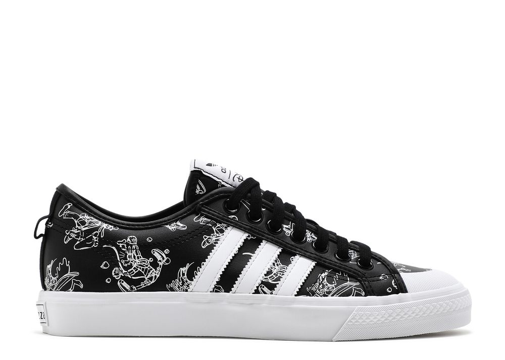 Disney X Nizza 'Sport Goofy Pack Black' - Adidas - FW9590 - core black ...