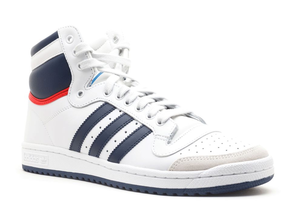Top Ten Hi Adidas D65161 neo white Flight Club