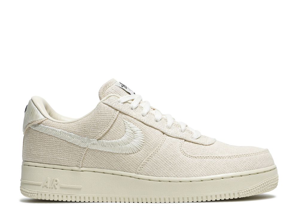 Stussy X Air Force 1 Low 'Fossil' - Nike - CZ9084 200 - fossil stone ...