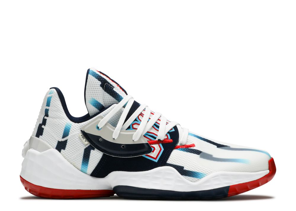 Harden Vol. 4 GCA 'Dynasty Rockets' - Adidas - FY0842 - cloud white/collegiate navy/scarlet 