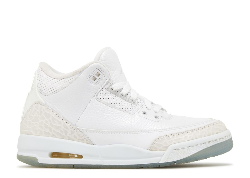 retro 3 triple white
