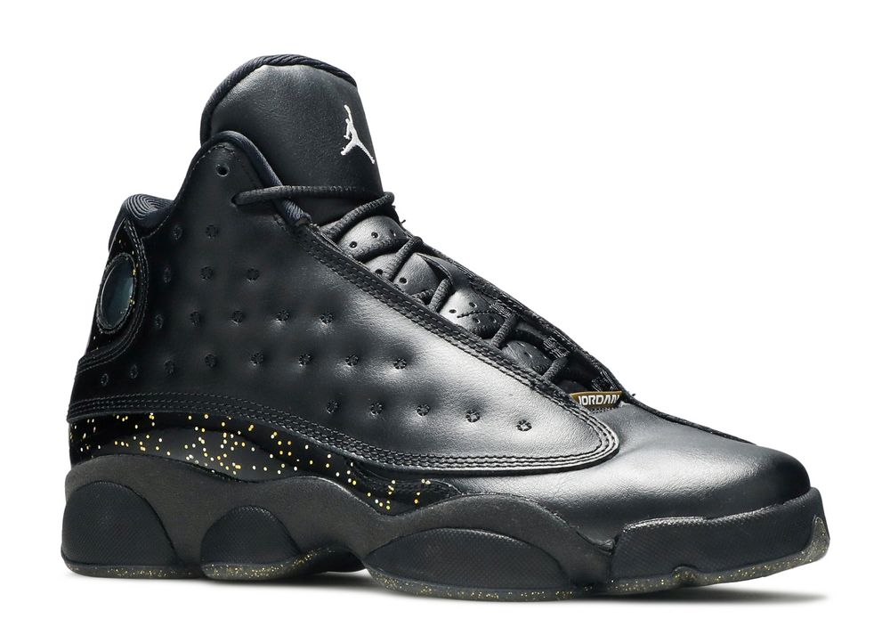 retro 13 glitter gold