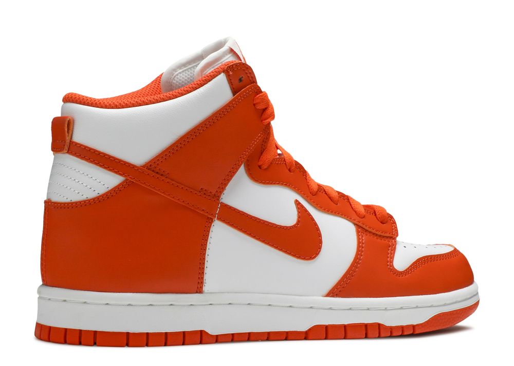 syracuse dunk high white laces