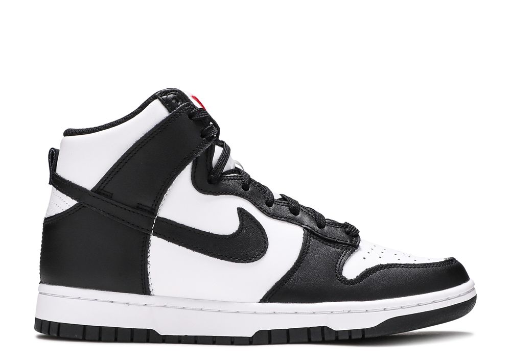 Wmns Dunk High 'Black White' - Nike - DD1869 103 - white/black/university red | Flight Club