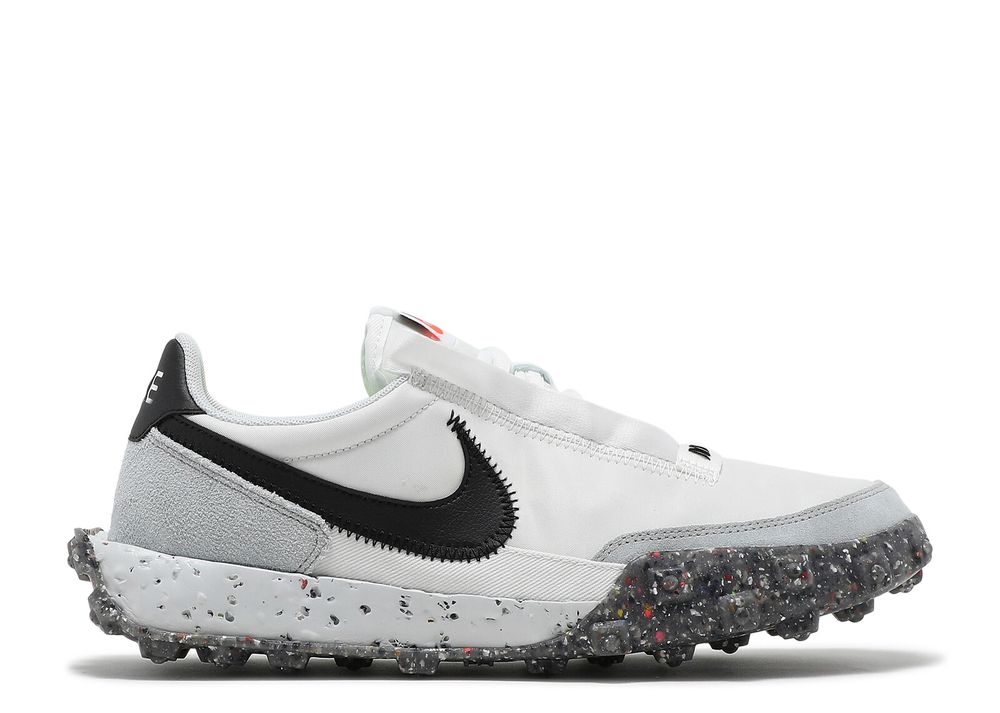 nike waffle racer black and white