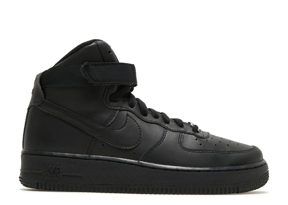 Air Force 1 High LE GS 'Triple Black' - Air Jordan - DH2943 001 - black ...