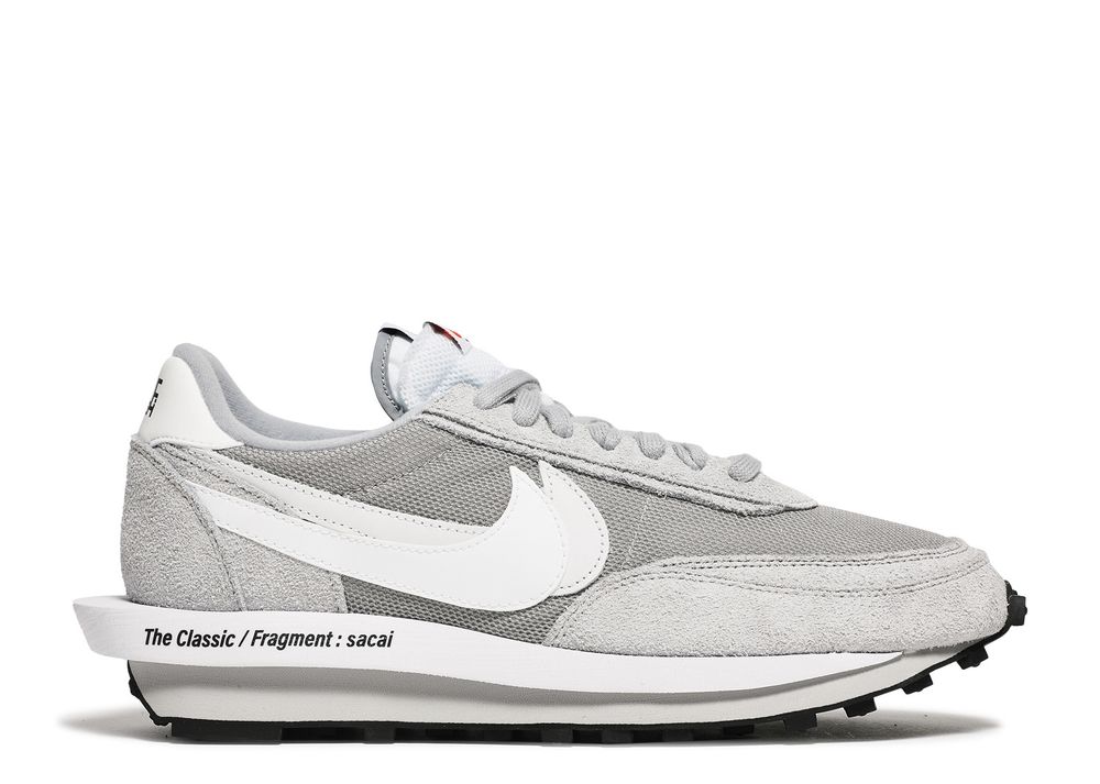 sacai waffle light smoke grey