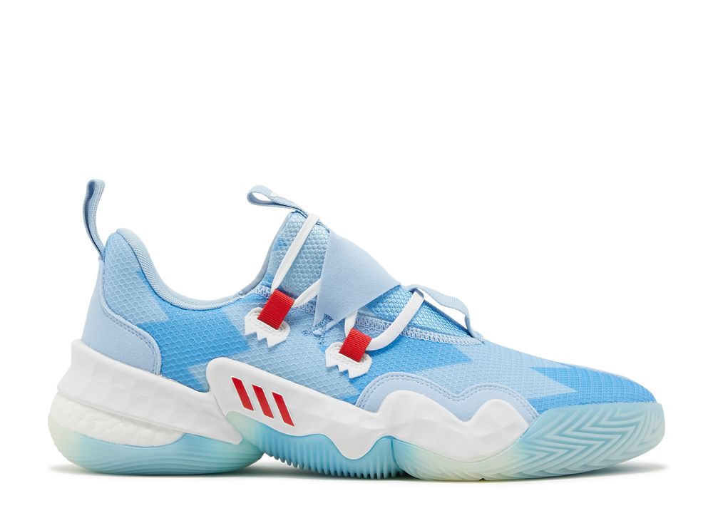 Trae Young 1 'Ice Trae' - Adidas - H68997 - bahia light blue/vivid red ...