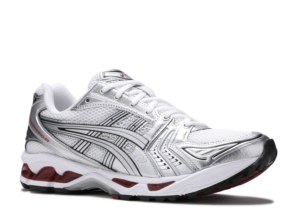 Gel Kayano 14 'Pure Silver Red' - ASICS - 1201A019 104 - white/pure ...