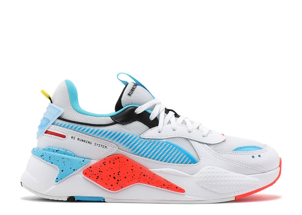 RS X 'Airbrush' - Puma - 382762 01 - white/red blast/blue | Flight Club