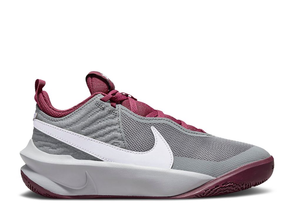 Team Hustle D10 GS 'Smoke Grey Dark Beetroot' Nike CW6735 007