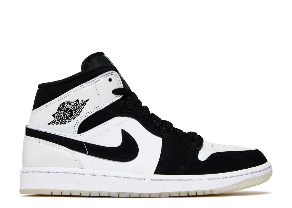 Air Jordan 1 Mid SE 'Diamond' - Air Jordan - DH6933 100 - white/black ...