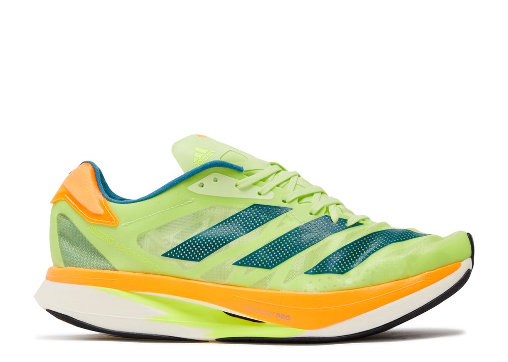 Adizero Adios Pro 2 'Pulse Lime Flash Orange' - Adidas - GX3124 - pulse ...