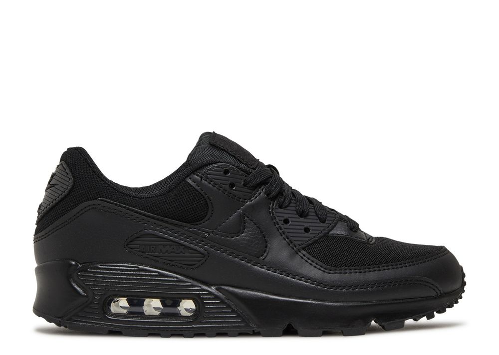 Wmns Air Max 90 'Triple Black' - Nike - DH8010 001 - black/black/black ...