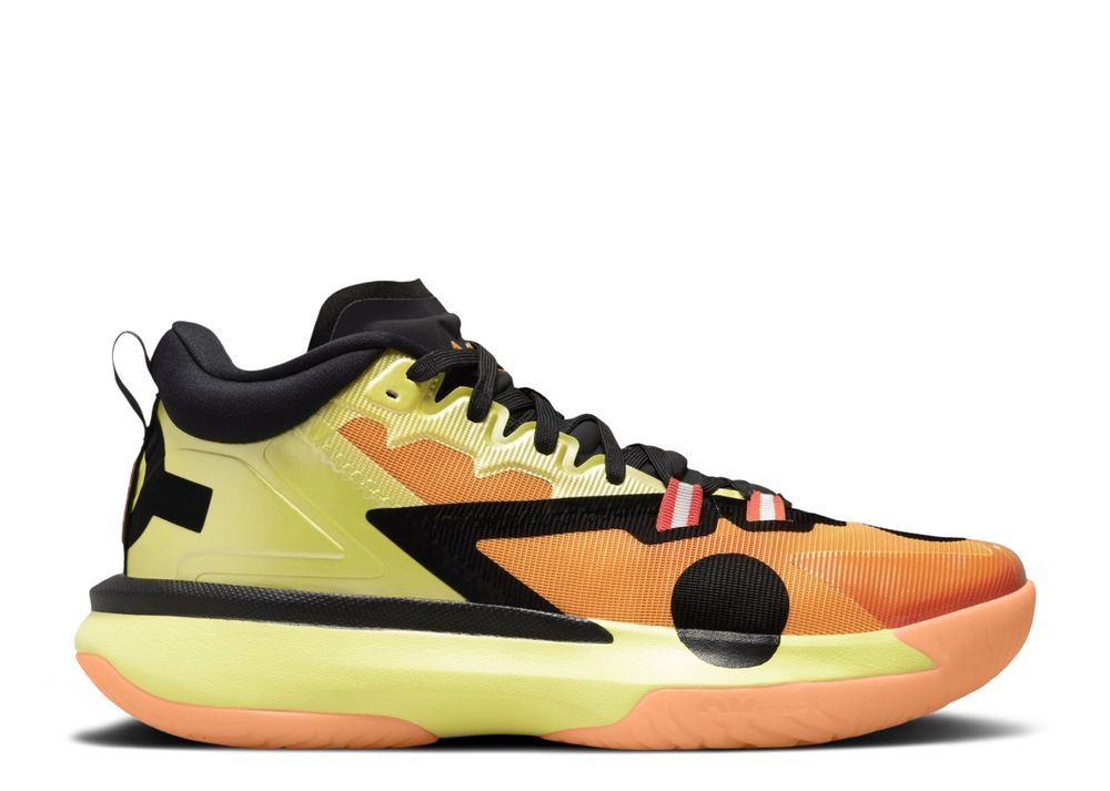 Naruto X Jordan Zion 1 SP 'Kyuubi' - Air Jordan - DQ4706 780 - electric yellow/black/chile red 